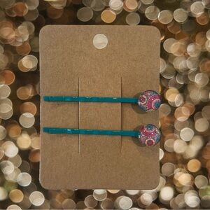 NEW Paisley Design Bobby-pin Set